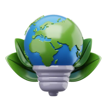 Earth Energy  3D Icon