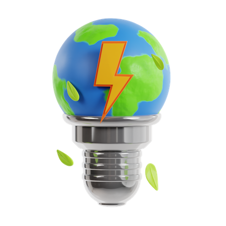 Earth Energy  3D Icon