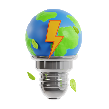 Earth Energy  3D Icon