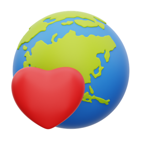 Earth Friendly  3D Icon