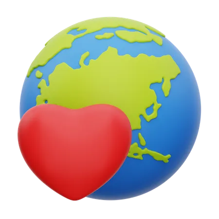 Earth Friendly  3D Icon