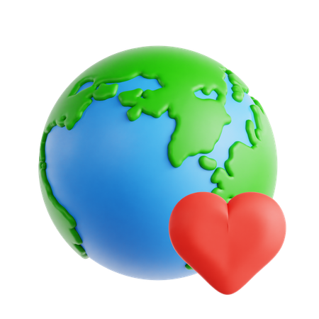 Earth friendly  3D Icon