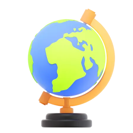 Earth Globe  3D Icon