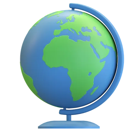 Earth globe  3D Illustration