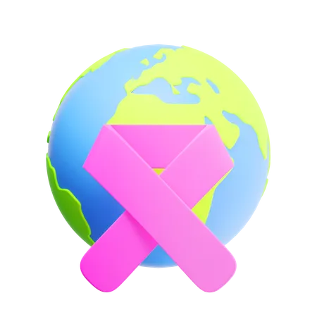 Earth Grieving  3D Icon