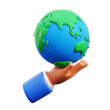 Earth Hand Gestures  3D Icon