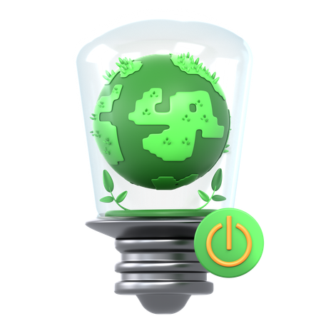 Earth Hour  3D Icon
