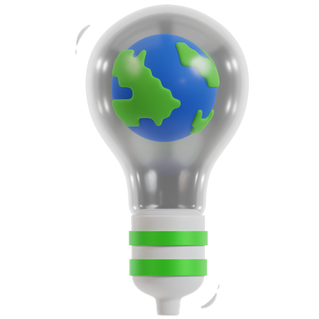 Earth Lamp  3D Icon