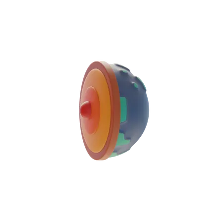 Earth Layers  3D Icon