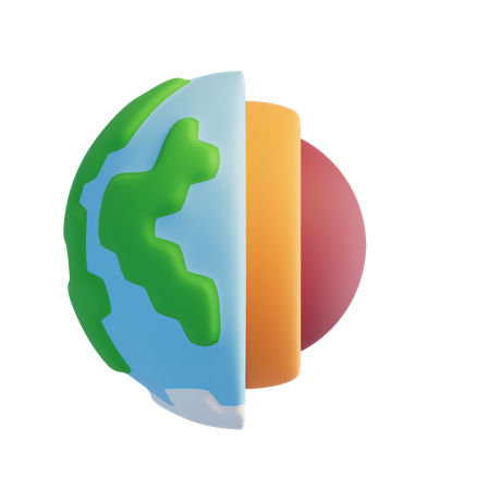 地層  3D Icon