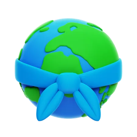 Earth Peace  3D Icon