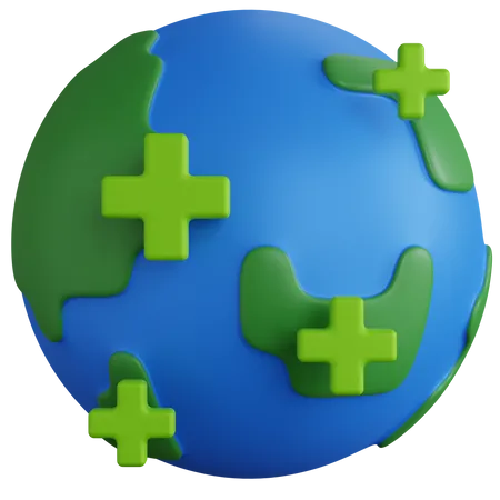 Earth Protection  3D Icon