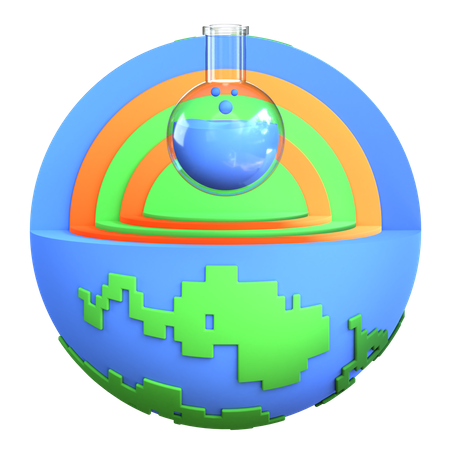 Earth Science  3D Icon