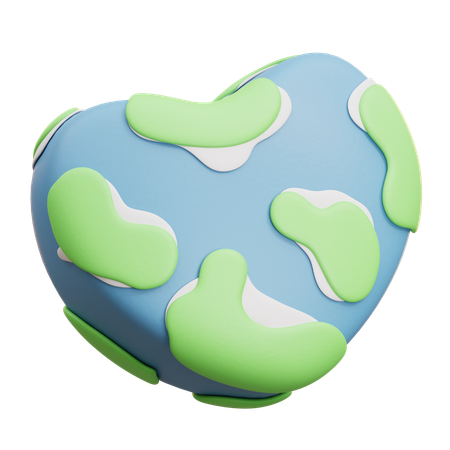 Earth Shaped Stress Ball  3D Icon