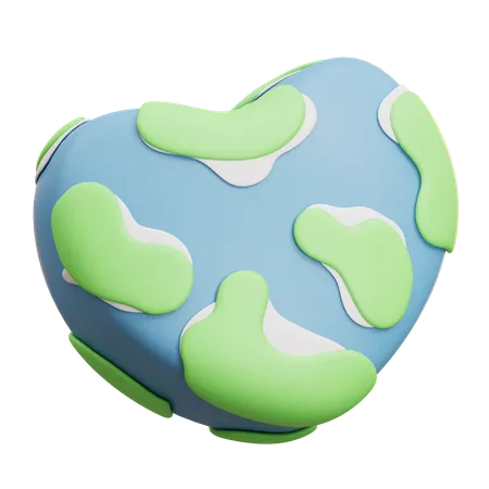 Earth Shaped Stress Ball  3D Icon