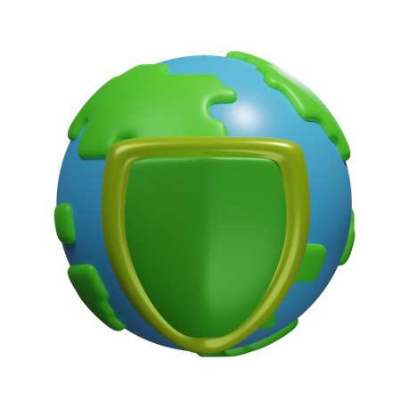 Earth Shield  3D Icon