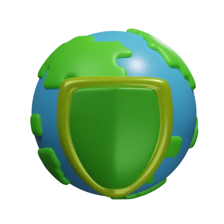 Earth Shield  3D Icon