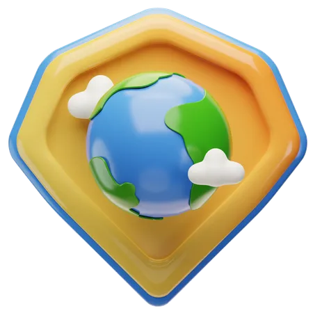 Earth Shield  3D Icon