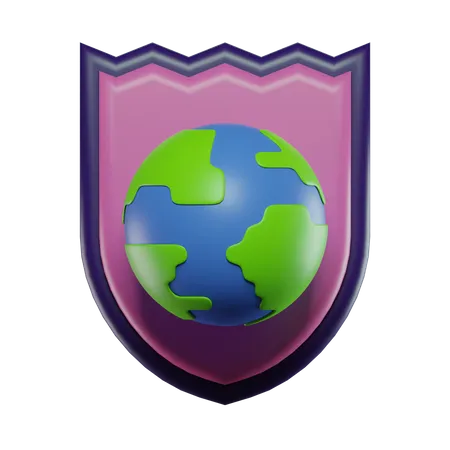 Earth Shield  3D Icon