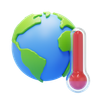 earth temperature emoji 3d