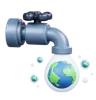 Earth With Faucet