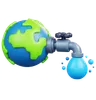 Earth With Faucet