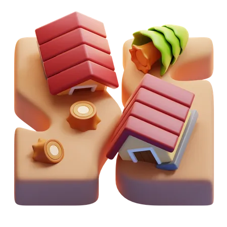 EARTHQUAKE  3D Icon