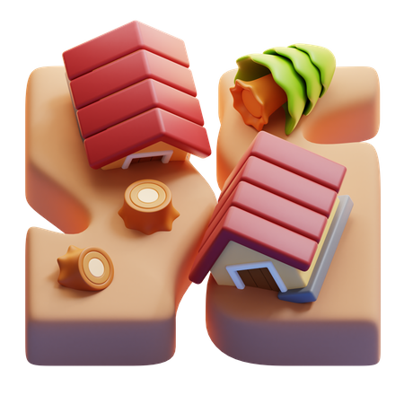 EARTHQUAKE  3D Icon