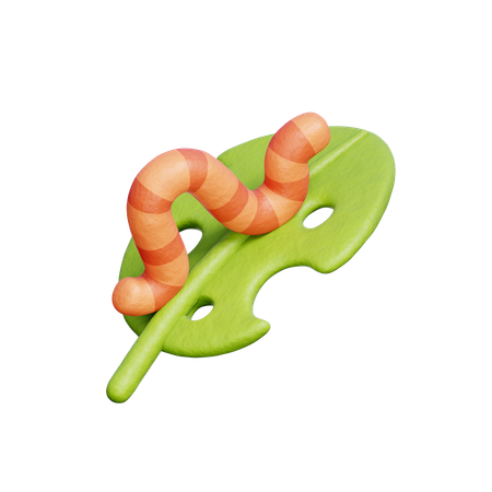 Earthworm  3D Icon