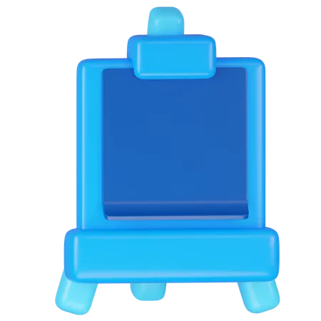 Easel 3 D Icon Render 3D Icon