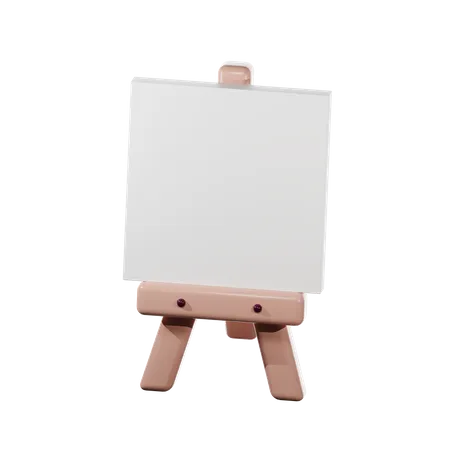Easel Education Icon 3D Icon