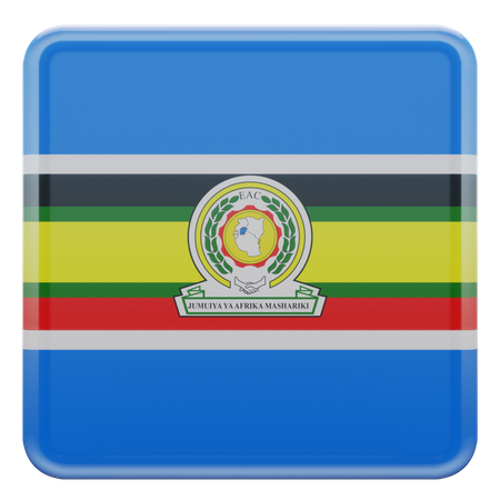 East African Community Flag  3D Flag