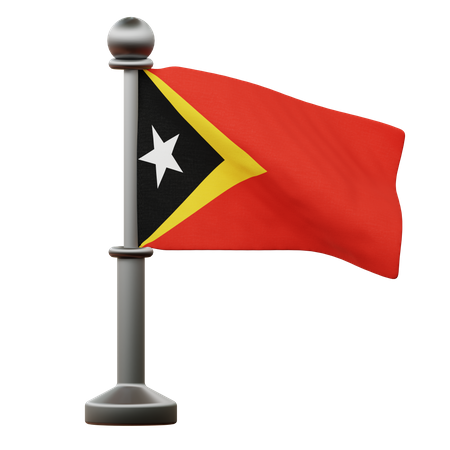 East Timor Flag  3D Icon