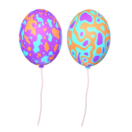 Easter Balloon  3D Icon