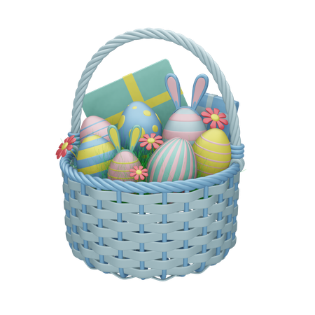 Easter Basket  3D Icon