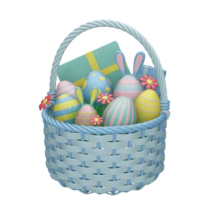 Easter Basket  3D Icon