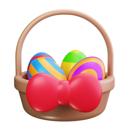 Easter Basket  3D Icon