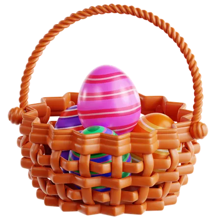Easter Basket  3D Icon