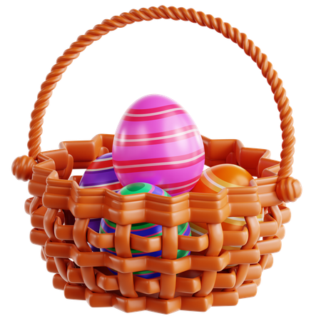 Easter Basket  3D Icon