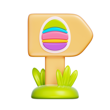 부활절 보드  3D Icon