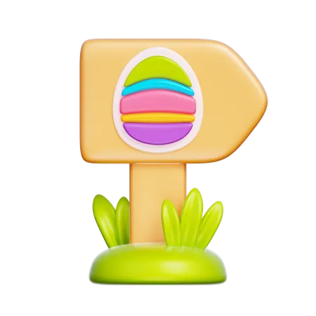 부활절 보드  3D Icon