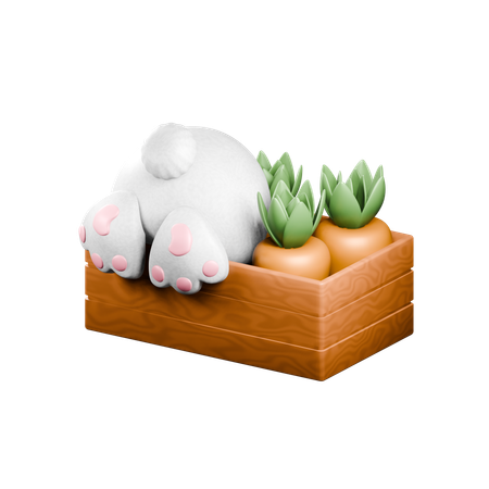 부활절 토끼  3D Icon