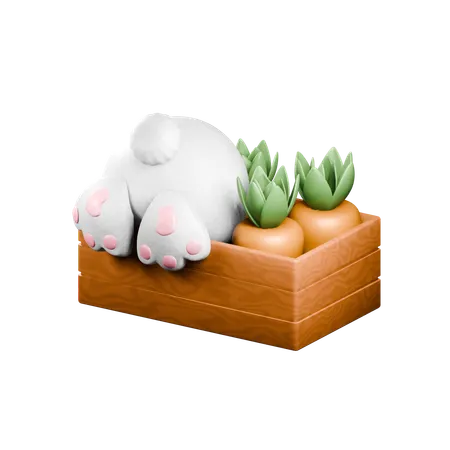 부활절 토끼  3D Icon