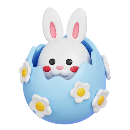 부활절 토끼  3D Icon