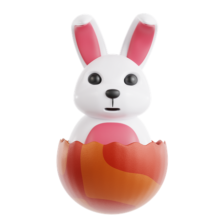 부활절 토끼  3D Icon