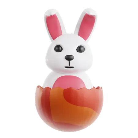 부활절 토끼  3D Icon
