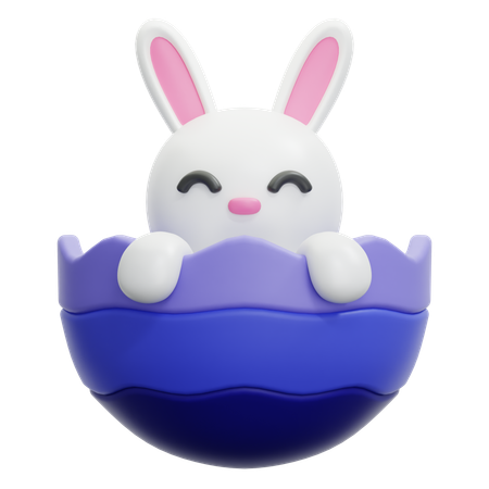 부활절 토끼  3D Icon