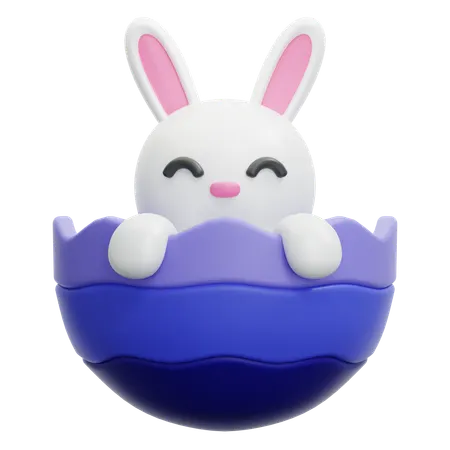 부활절 토끼  3D Icon