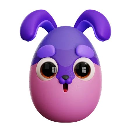 Easter Bunny  3D Icon