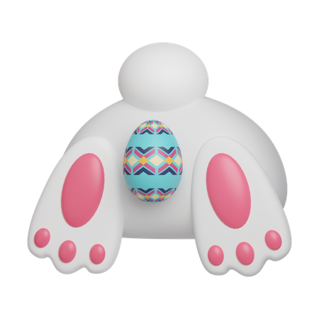 Easter Bunny  3D Icon